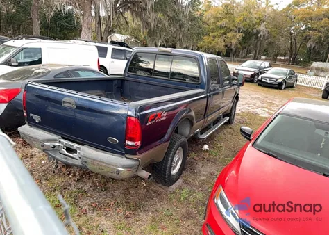 2004 Ford F250 Super Duty z USA, uszkodzony, nr VIN 1FTNW21PX4EB47978